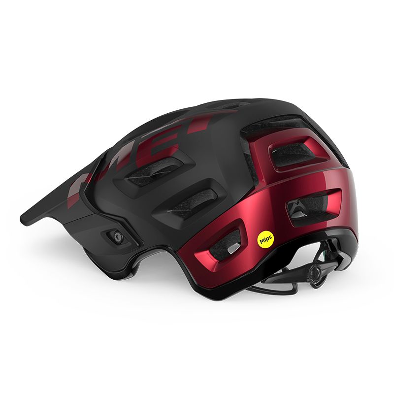 CASCO MET ROAM MIPS NEGRO/ROJO METALICO 52-56