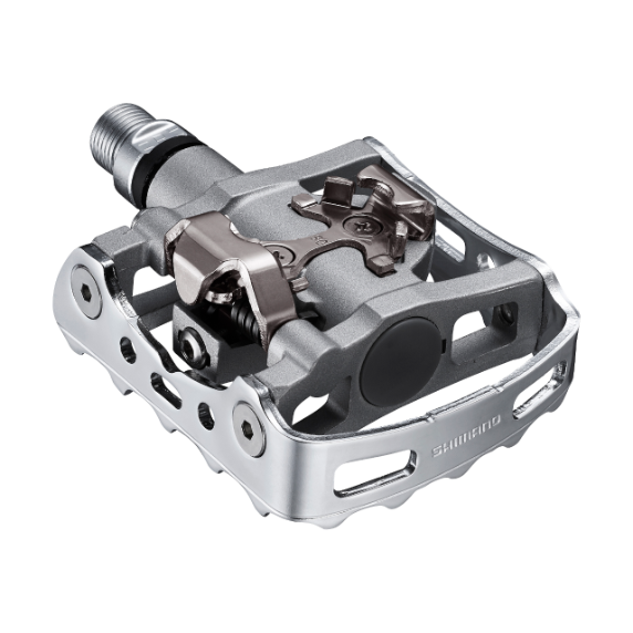 SHIMANO Pedal M324 SPD Plata Con Calas SM-SH56