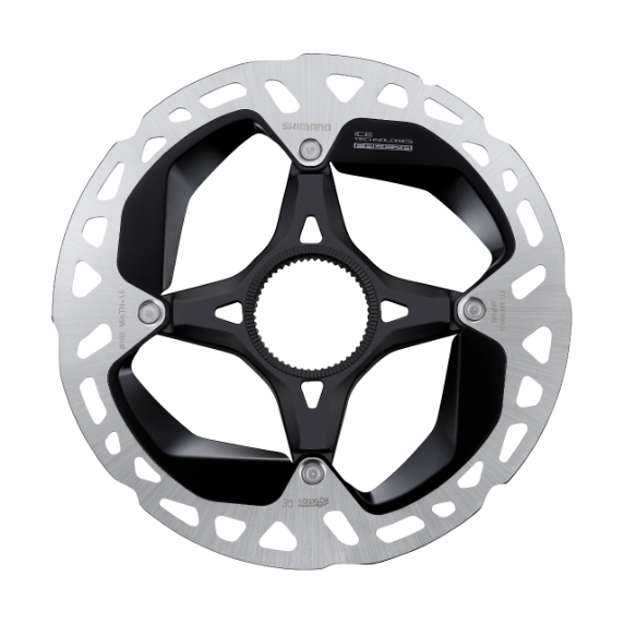 SHIMANO Disco 160mm Center Lock Int. RT-MT900 IceTechFr w/LRing&amp;Mag