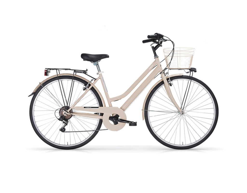 Bicicleta paseo MBM Touring 28" 6v Cream