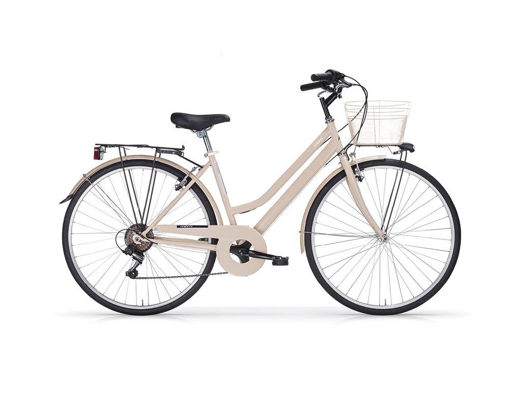 Bicicleta paseo MBM Touring 28&quot; 6v Cream