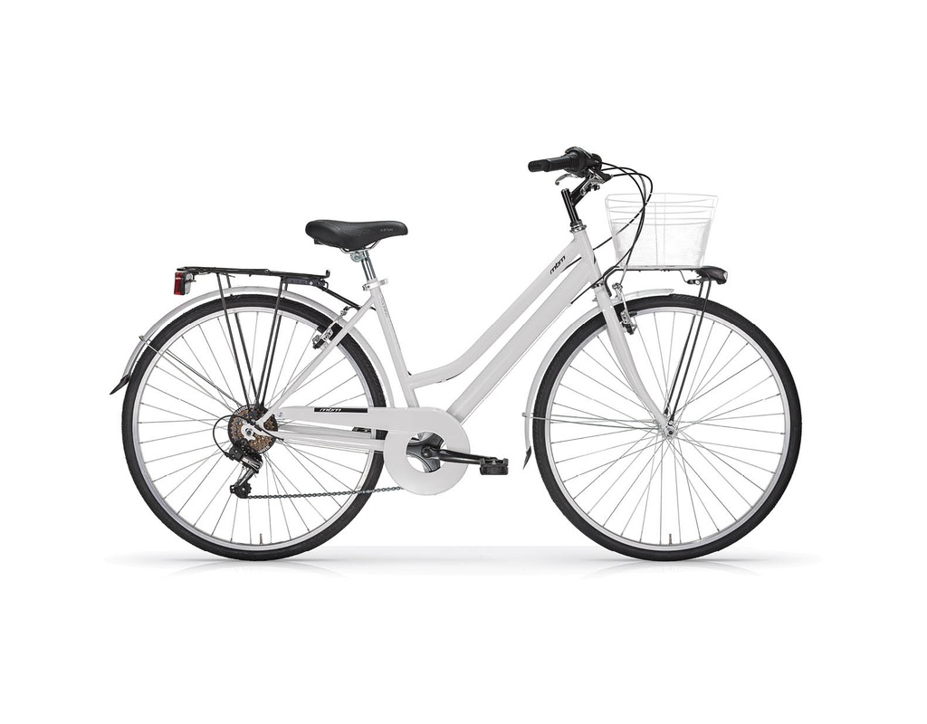 Bicicleta paseo MBM Touring 28" 6v Blanco