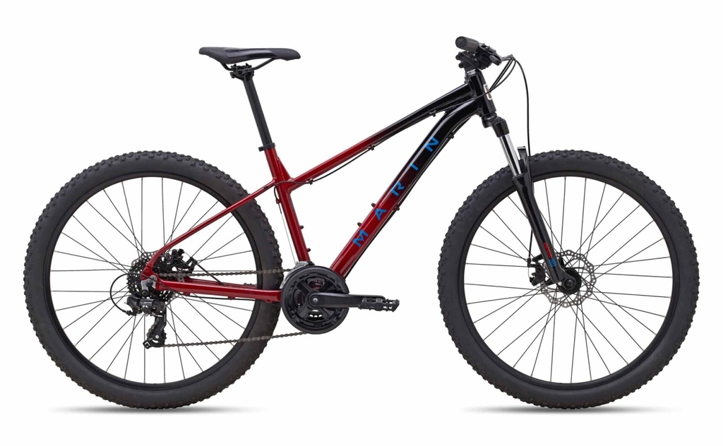 2024 - Bicicleta Marin Wildcat trail 1 L Maroon (Granate-negro)