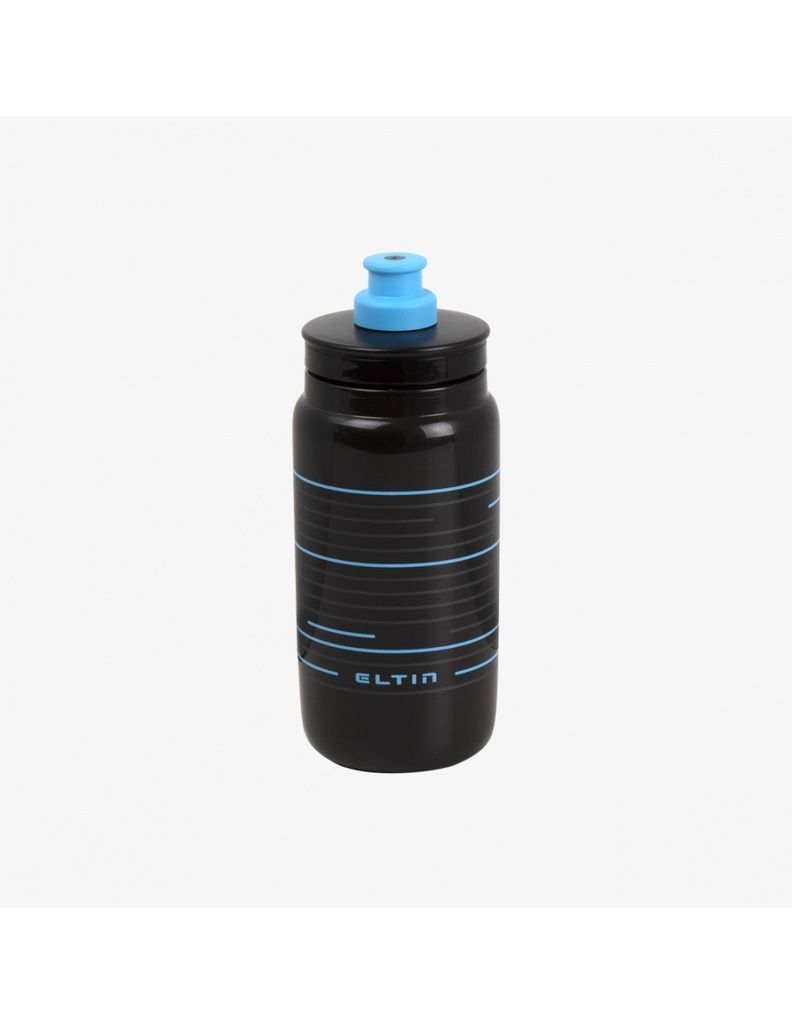 Bidón de ciclismo Pro 550ml negro y azul