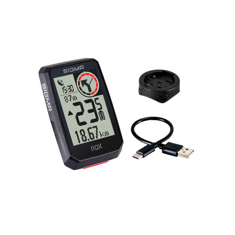 CICLOCOMPUTADOR GPS SIGMA ROX 2.0 14 FUNCIONES NEGRO