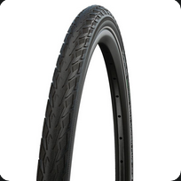 CUBIERTA SCHWALBE DELTA CRUISER PLUS 28x1 1/2 HS431 ACTIVE PUNCTUREG. TWINSKIN RIG. NEGRO REFLECTANTE 40-635