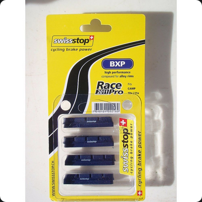 KIT 4 ZAPATAS SWISSSTOP RACE PRO BXP PARA CAMPAGNOLO 10-12V LLANTAS DE ALUMINIO