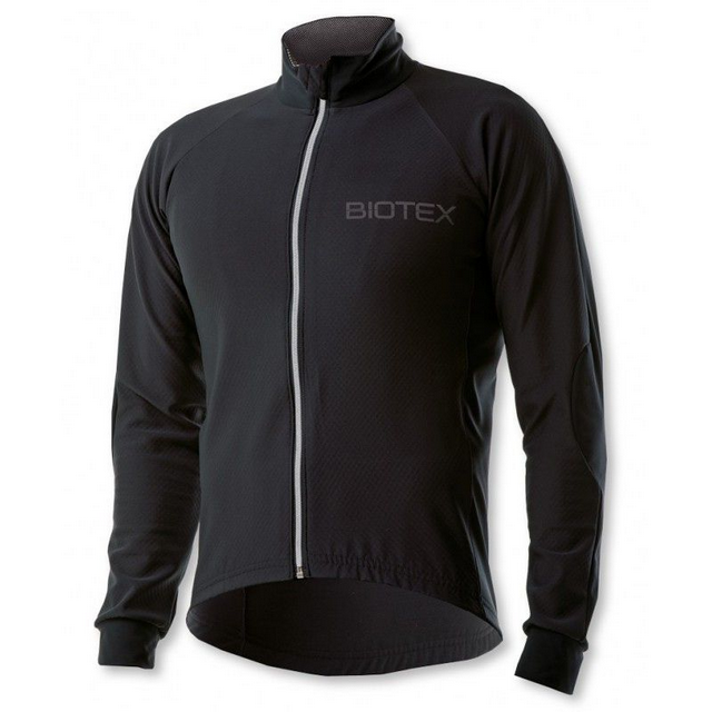 CHAQUETA BIOTEX SOFT TERMICO CORTAVIENTOS TRANSPIRABLE NEGRO CON REFLECTANTES S