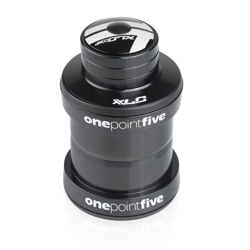XLC HS-A10 JUEGO DE DIRECCION A-HEAD 1,5 CONO 30 mm PARA HORQUILLA 1-1/8 NEGRO