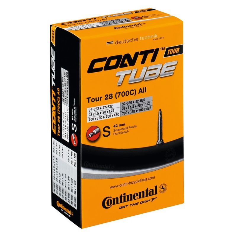 CAMARA CONTINENTAL TOUR ALL 700x32-37-40 VALVULA STANDARD 40 mm (32-622/47-622/42-635)