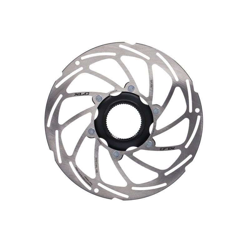 XLC BR-X86 DISCO DE FRENO CENTERLOCK 160 mm PLATA/NEGRO