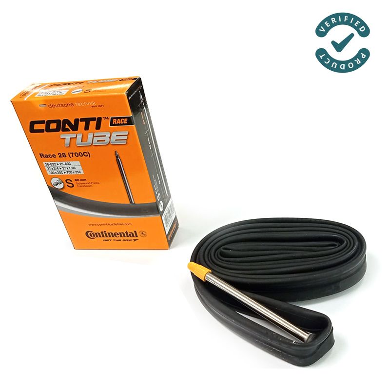 CAMARA CONTINENTAL RACE 700x20-25 VALVULA PRESTA 80 mm (20-622/25-630)