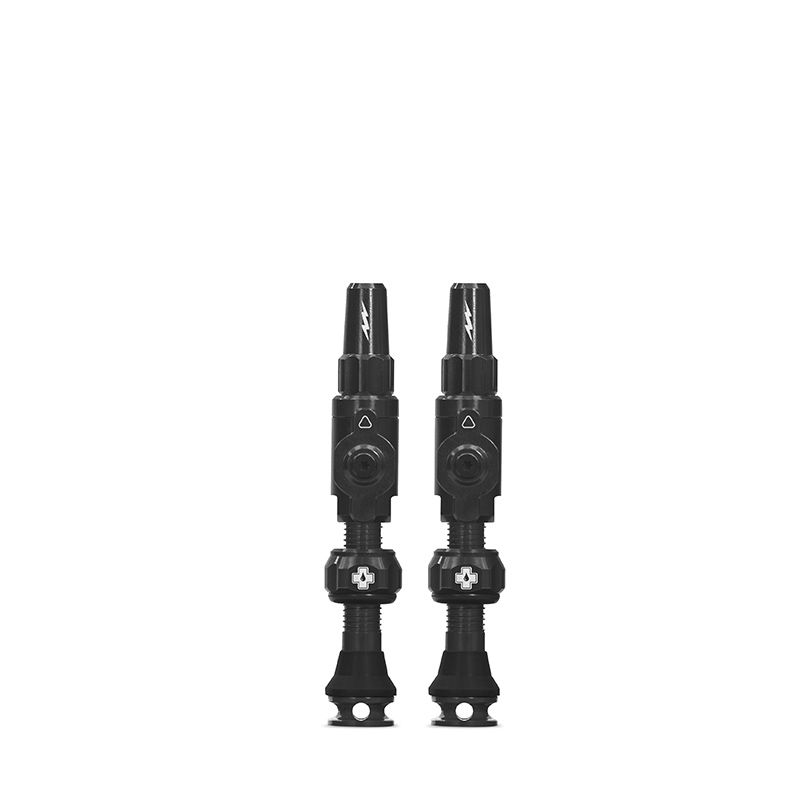 JUEGO DE VALVULAS TUBELESS MUC-OFF BIG BORE LITE 35 mm NEGRO