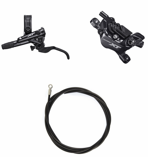 SHIMANO Kit Freno Disco Del. BL-M8100 + BR-M8120 + Latig.