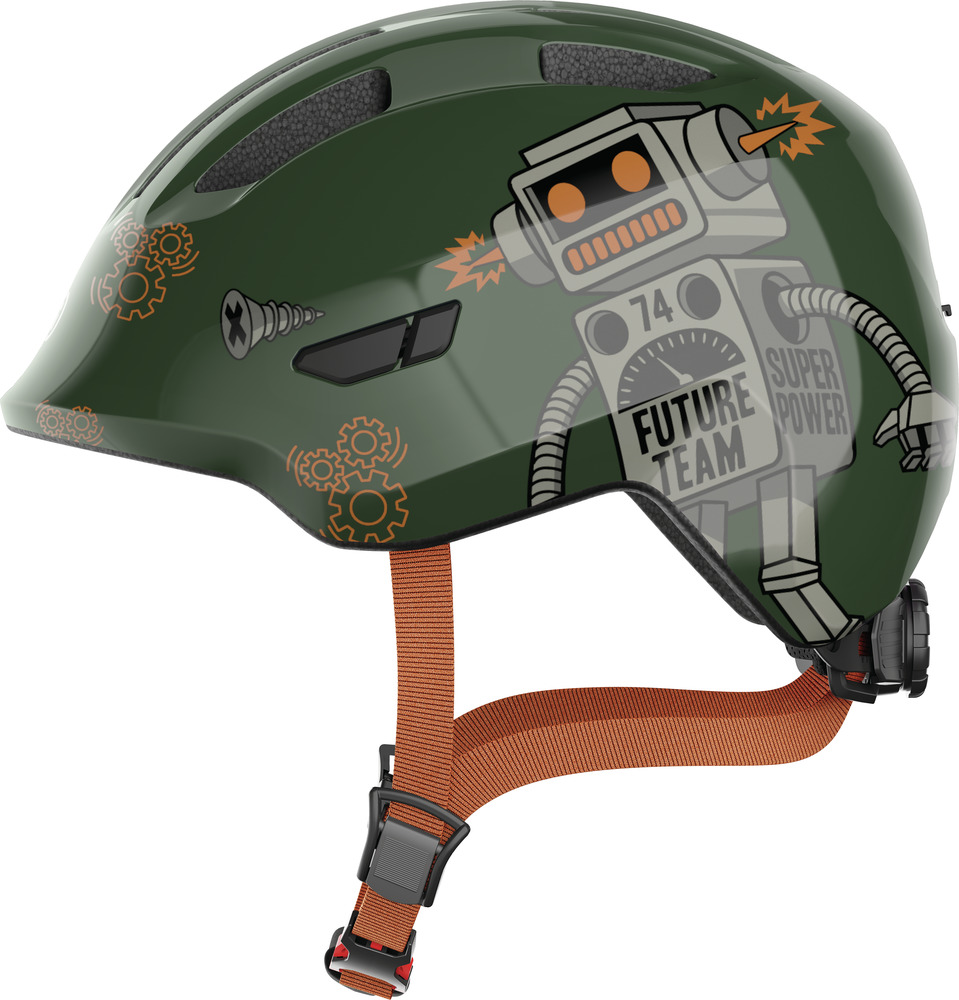 Casco Smiley 3.0 green robo M