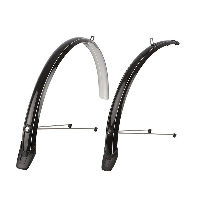 JUEGO DE GUARDABARROS POLISPORT TOWNY 26 51 mm NEGRO