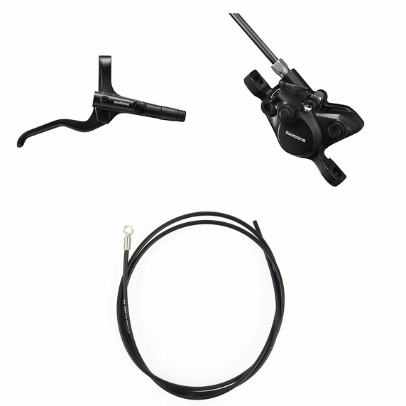 SHIMANO Kit Freno Disco Tras. Negro BL-MT201 + BR-MT200 + Latig.