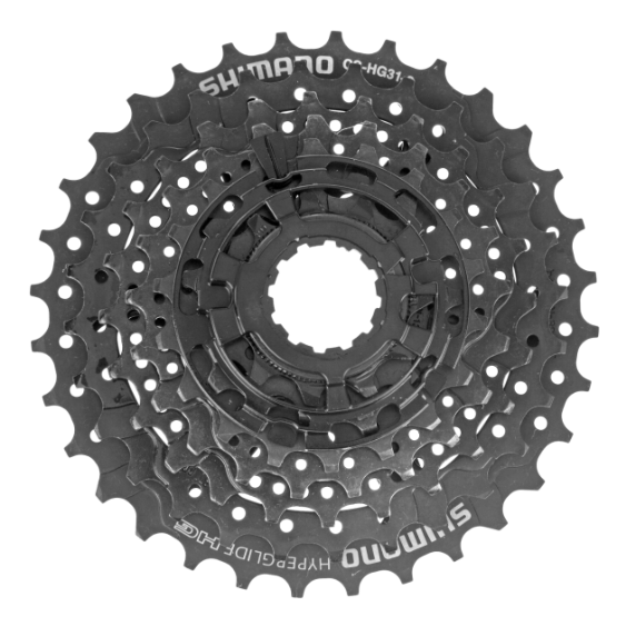 SHIMANO Cassette 8v 11-32 CS-HG31 11-13-15-18-21-24-28-32
