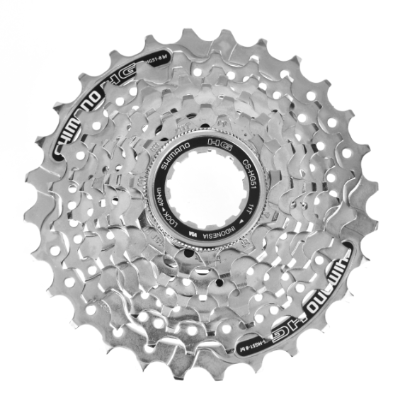SHIMANO Cassette 8v 11-28 CS-HG51 11-13-15-17-20-23-26-28